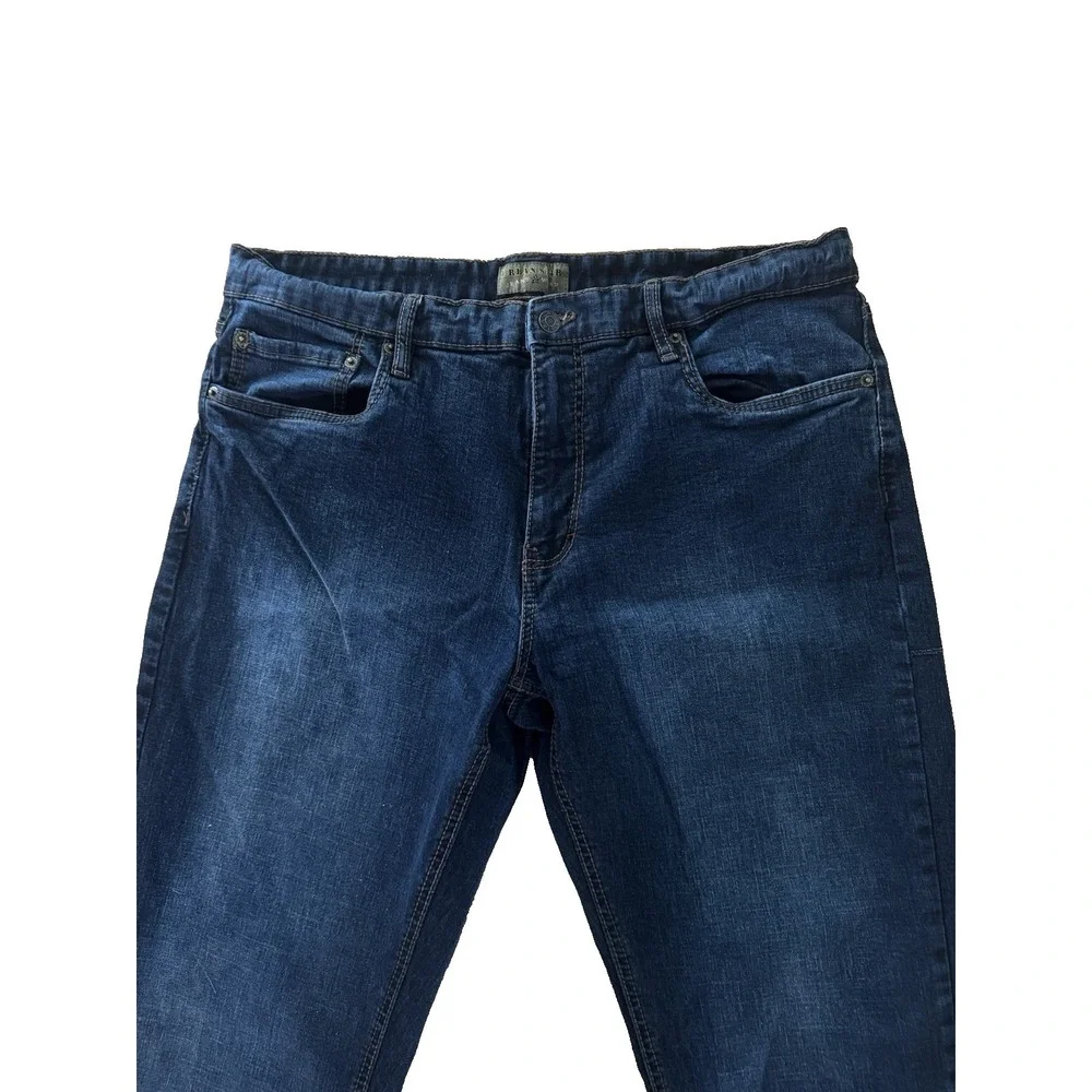 Urban Star Mens Relaxed Fit Dark Wash Blue Stretch Denim Jeans 38x32 0251369200
